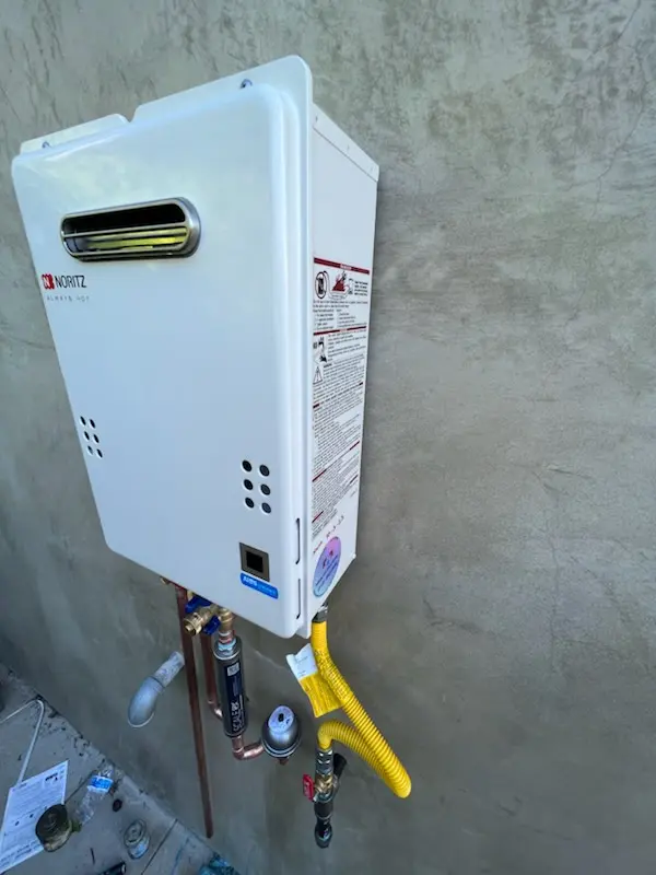 Tankless water heater installation for Santa Cruz homes
